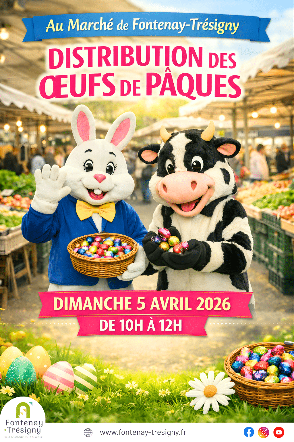 Distribution oeufs de Pâques